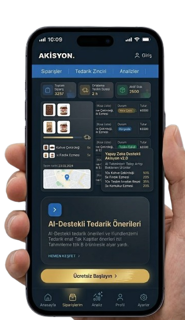 Akisyon Mobile UI